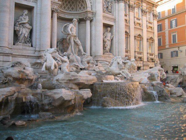 Trevi fountain is a must see when you are visiting Rome in a day