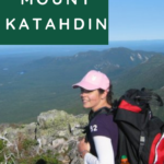 Summiting Mount Katahdin