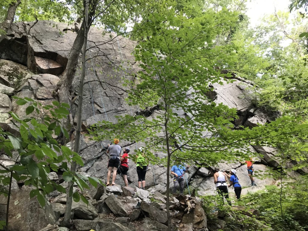 Rock-climbing in New Jersey