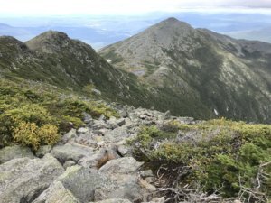 Hiking the presidential traverse in the White Mountains