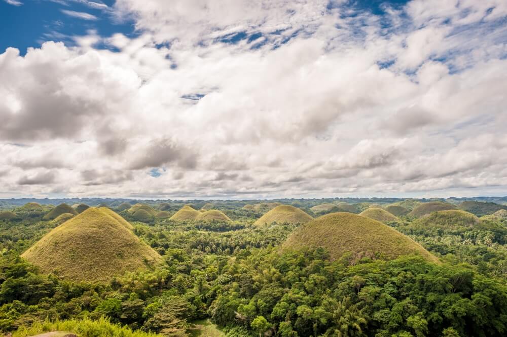 Natural wonder of Philippines Chocolate Hills