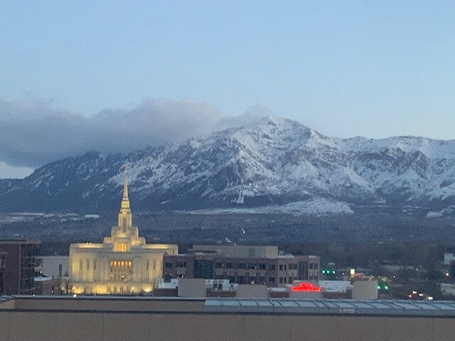 Mountain town with a strong Mormon history