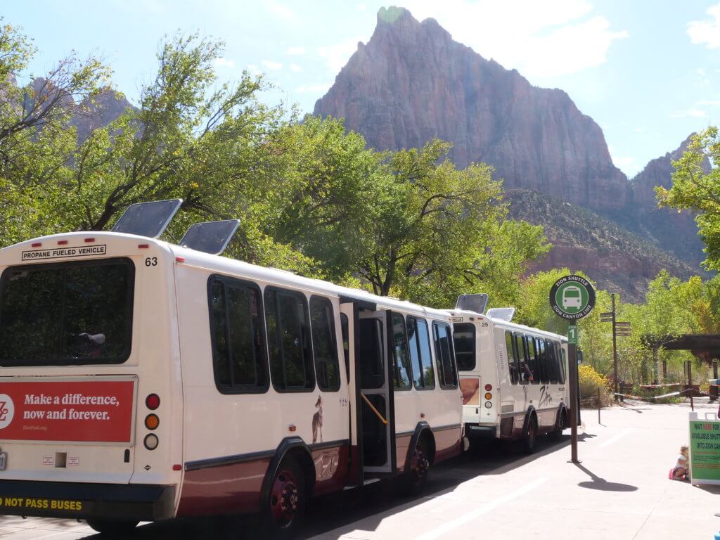 Take the shuttle to the various trailheads