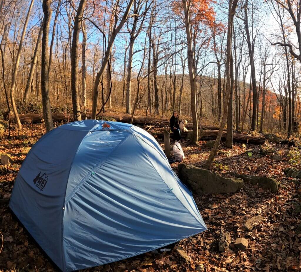 camping in Shenandoah