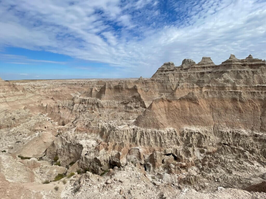 Trail with the best views at Badlands National Park