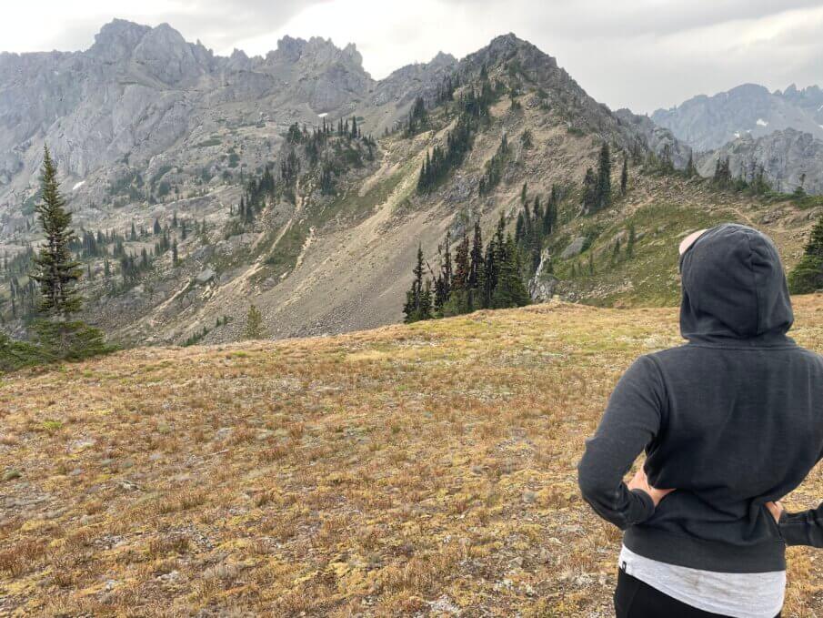 Hiking to Marmot Pass in the Olympics