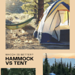 backpacking hammock or tent camping