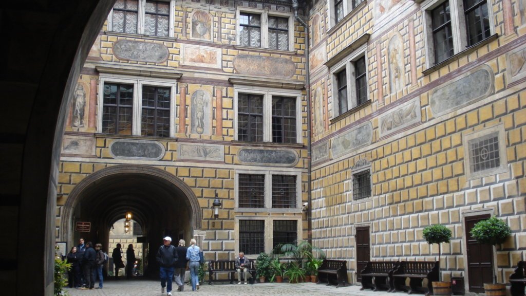 Inside the state castle