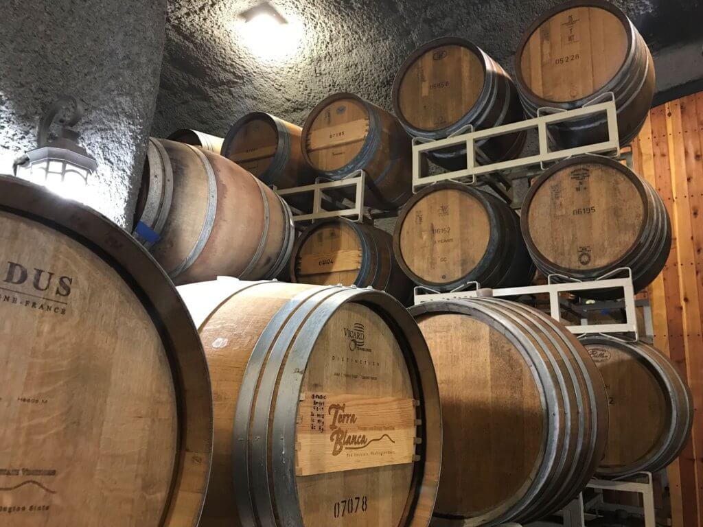 Terra Blanca barrel aging