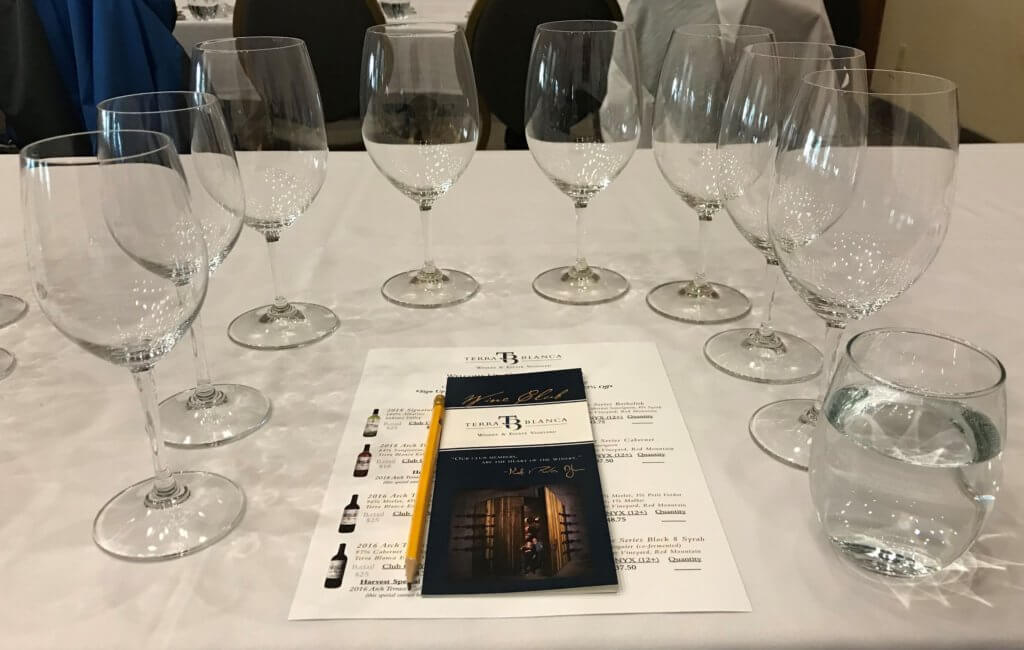 Terra Blanca wine tasting room