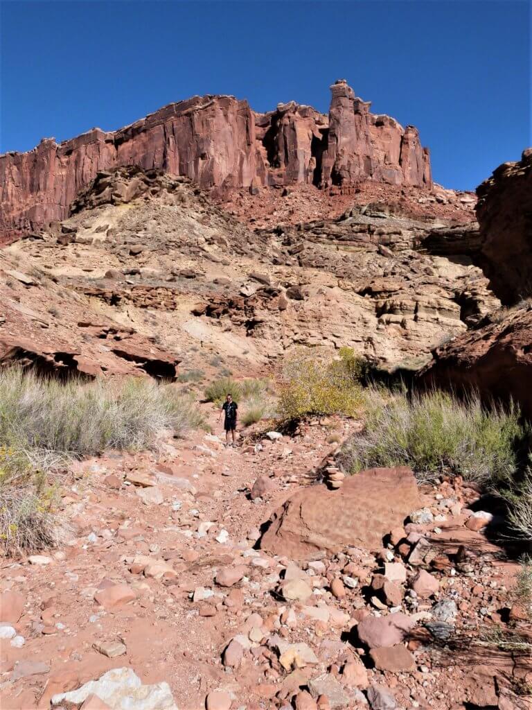 Difficult hikes Canyonlands Islands in the Sky District