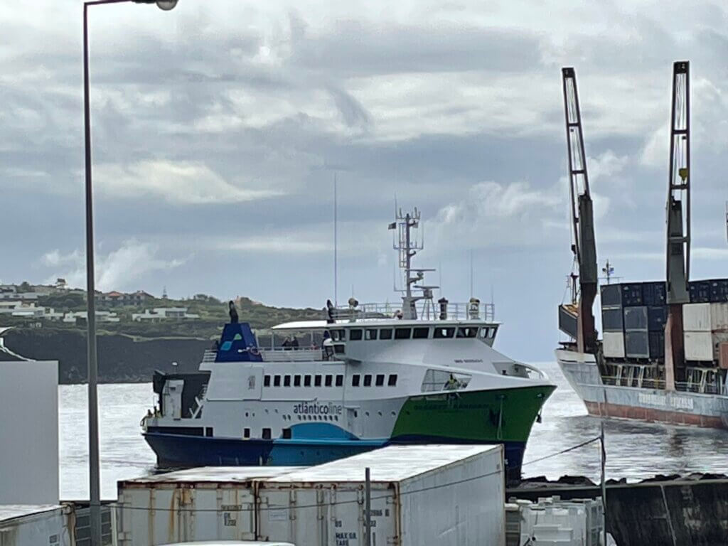 Take the ferry between Azores Islands