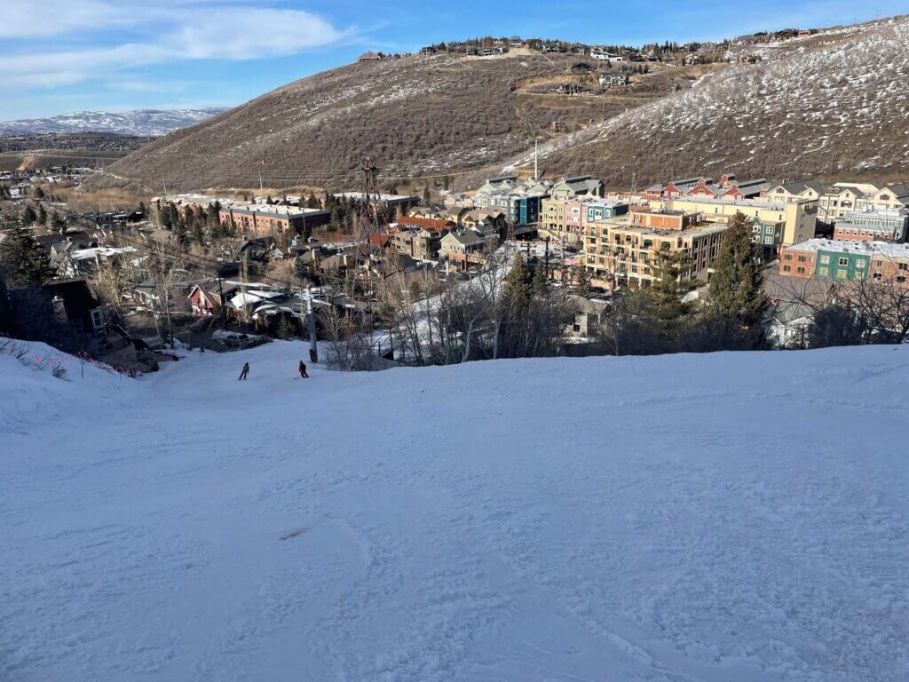 ski into historic park city