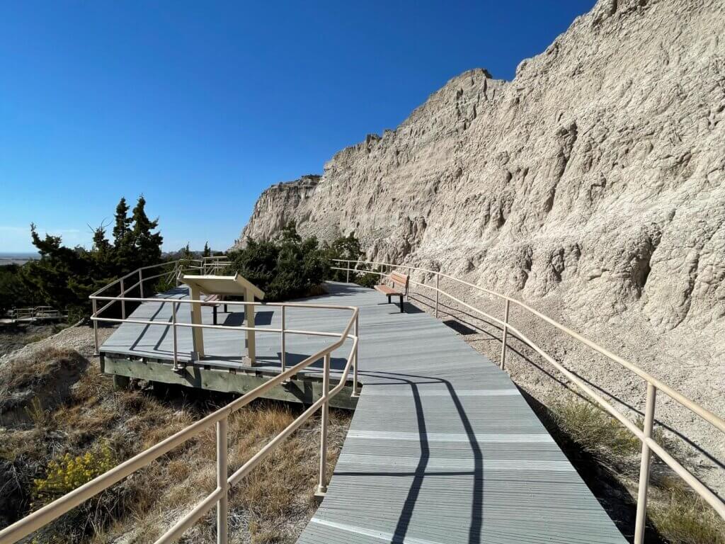Hiking trails of Badlands National Park
