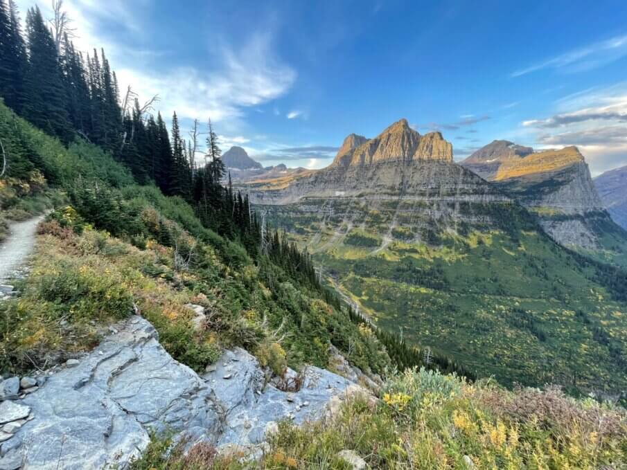 Dangerous hikes in Glacier