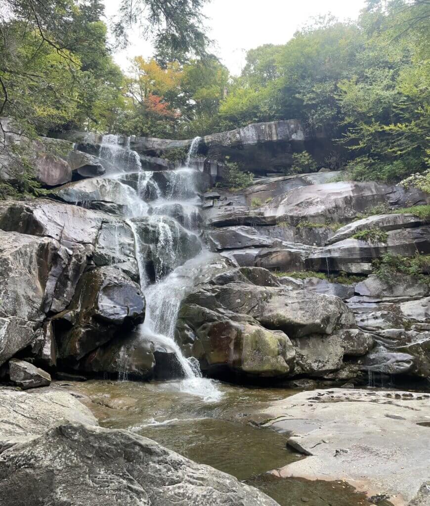 Ramsey Cascades is an 8 mile roundtrip difficult trail with 2,000 feet in elevation change