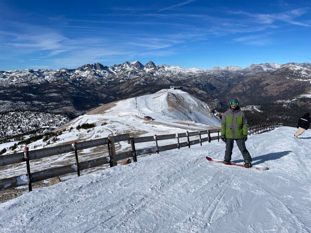 Views from the top of Mammoth Mountain