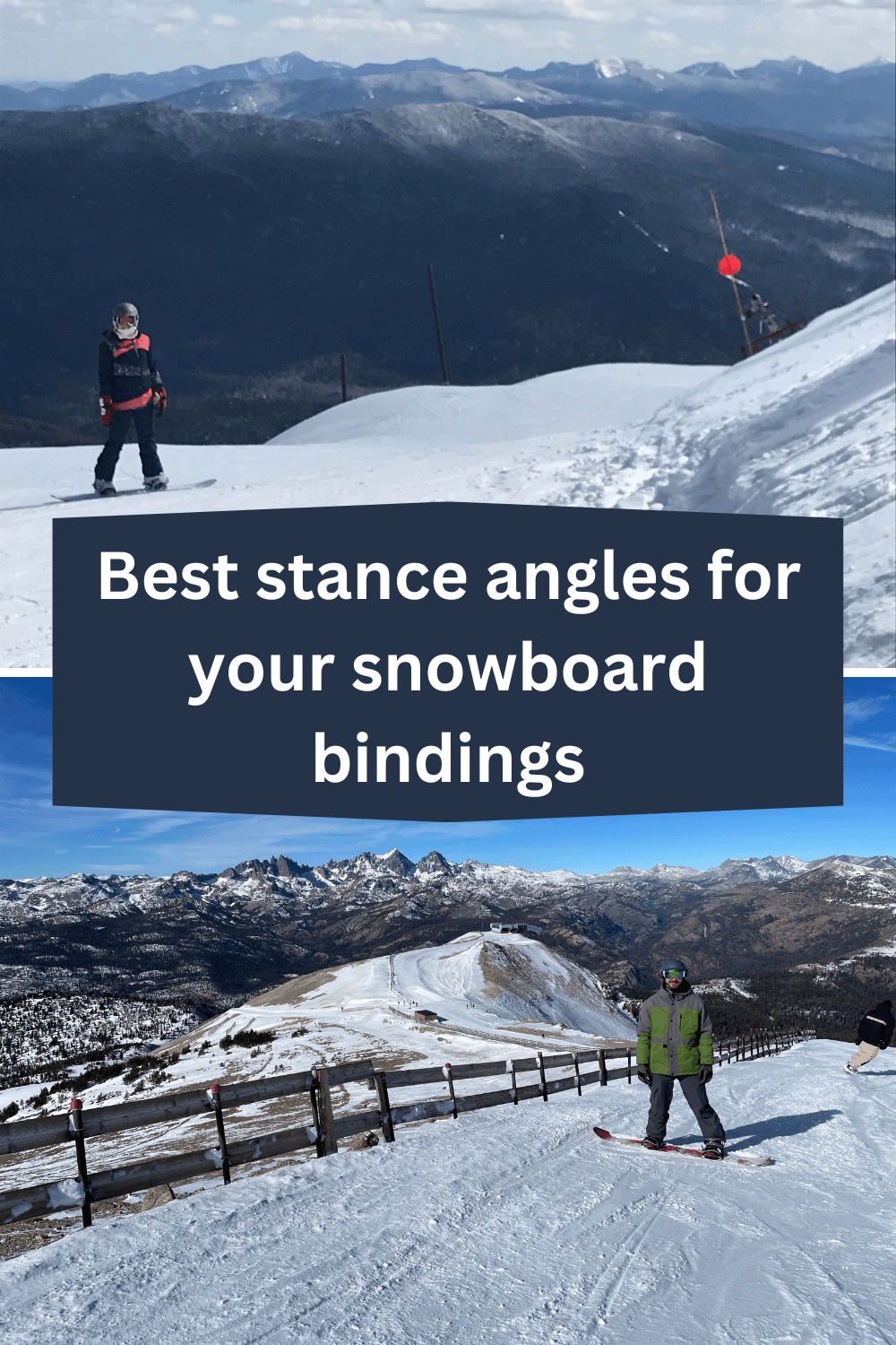 Best stance angles for your snowboard bindings