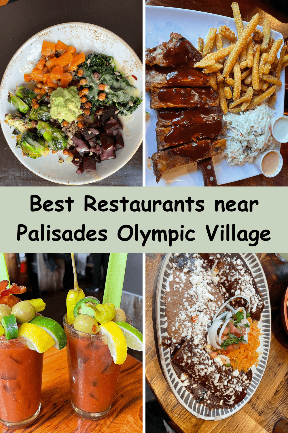 Best Restaurants near Palisades Olympic Village
