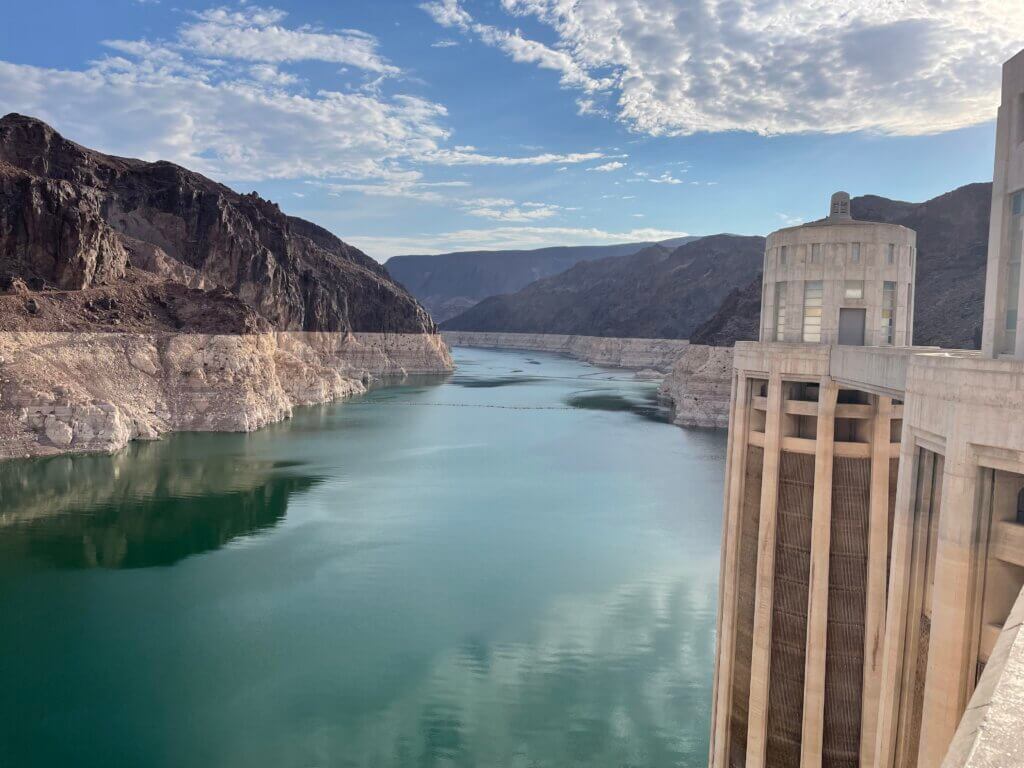 low water levels Hoover Dam
