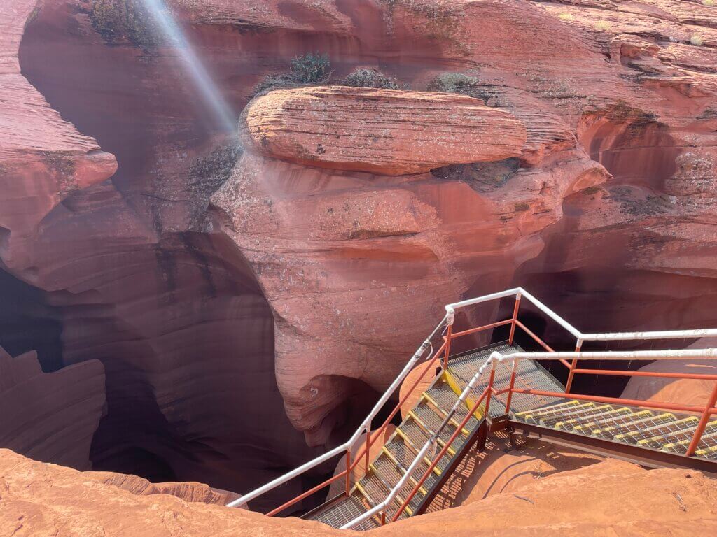no videos in Antelope Canyon