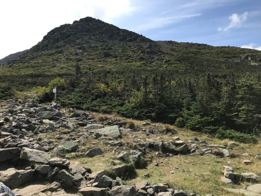 Climbing mount Washington