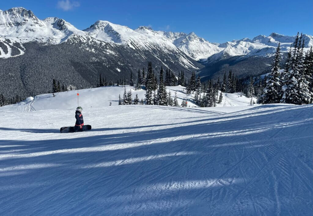 visiting Whistler in winter