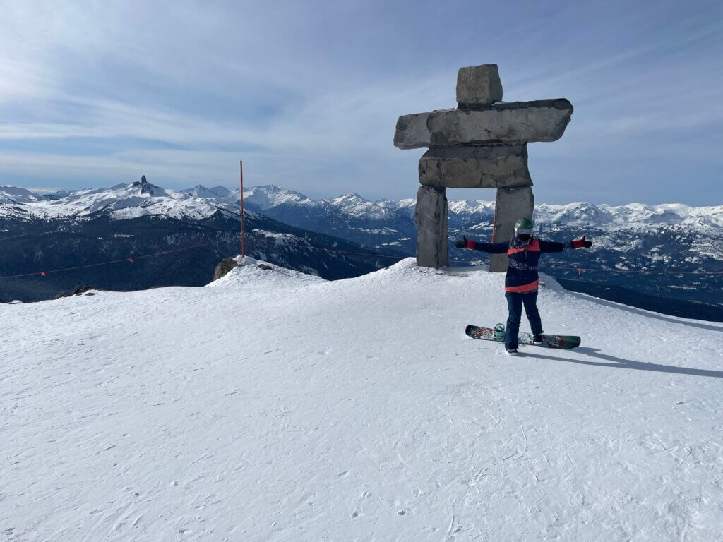 Whistler mountain highest peak